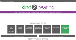 Desktop Screenshot of kind2hearing.co.za